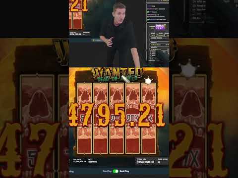 “IS THIS A MAX WIN!?!” INSANE WANTED SLOT WIN!! #slots #casino #bigwin