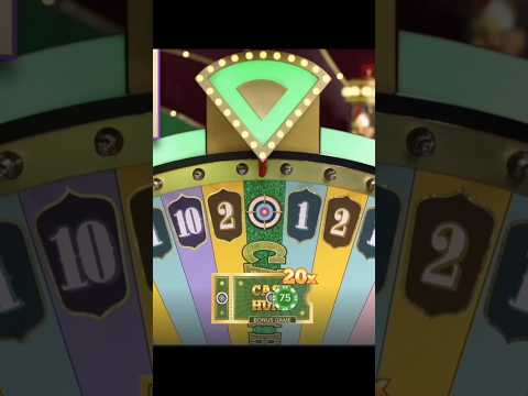 Crazy Time Cash Hunt Big Win 20X Top Slot Moment Bonus Jackpot Crazy Time Evolution #Part 1 #ttdante