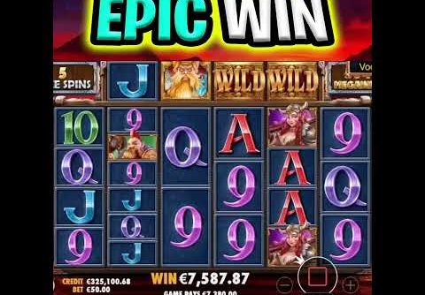 POWER OF THOR MEGAWAYS 🔥 SLOT EPIC BIG WIN €50 MAX BET‼️ #shorts