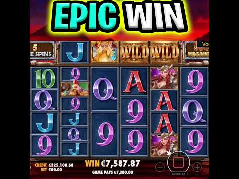 POWER OF THOR MEGAWAYS 🔥 SLOT EPIC BIG WIN €50 MAX BET‼️ #shorts