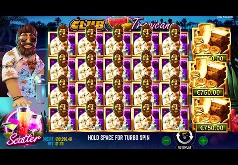 Club Tropicana NEW SLOT – WIN RECORD – MULTIPLIER – HUGE CASINO WIN BONUS 🤑🤑