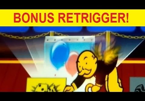 Monopoly Jackpot Station Slot *RETRIGGER TIME* & *BIG WIN* Bonus!