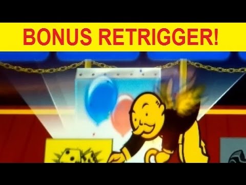 Monopoly Jackpot Station Slot *RETRIGGER TIME* & *BIG WIN* Bonus!