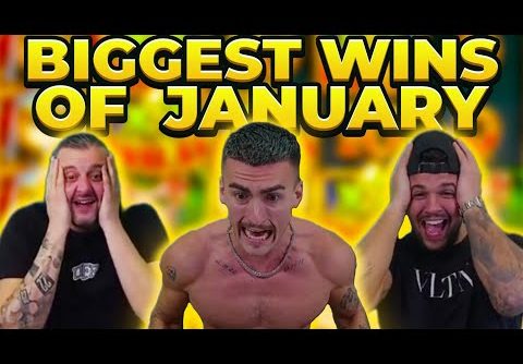 BIGGEST WINS OF THE MONTH OF JANUARY (2023) – Insane Online Slot compilation