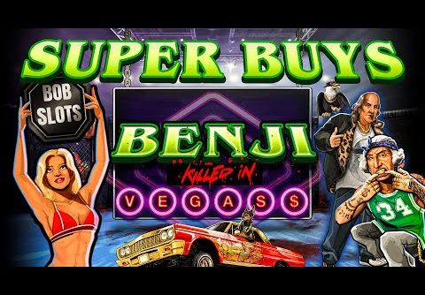 *SUPER BONUS BUYS* BENJI KILLED IN VEGAS NEW SLOT BY NOLIMIT CITY! CAN WE GET A BIG WIN?