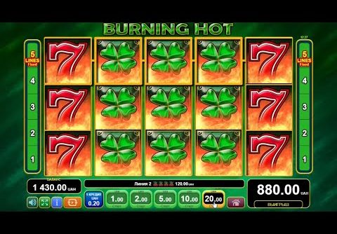 Burning Hot 5 Line Big Win EGT Slots 3 Wild #EGT #SLOT