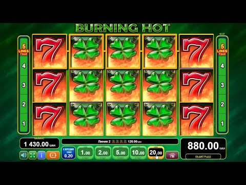 Burning Hot 5 Line Big Win EGT Slots 3 Wild #EGT #SLOT