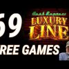 69 Free Games on Luxury Line CASH EXPRESS SLOT MACHINE | This must be some kinda YouTube record!