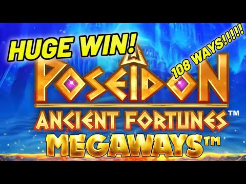 Ancient Fortunes Poseidon Megaways Slot Big Win JACKPOT HANDPAY!! (Biggest on YT)