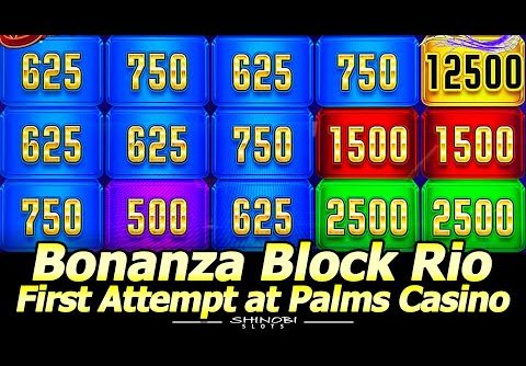 Block Bonanza Rio Slot Machine – First Attempt at the Palms casino in Las Vegas