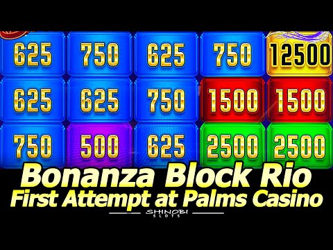 Block Bonanza Rio Slot Machine – First Attempt at the Palms casino in Las Vegas