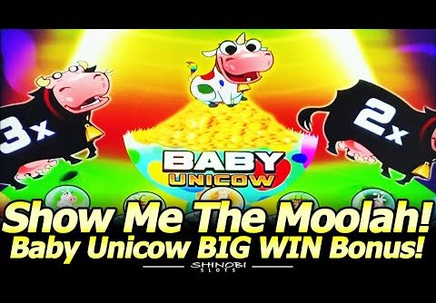 BABY UNICOW Lands! BIG WIN Bonus in NEW Journey to the Planet Moolah at Yaamava!