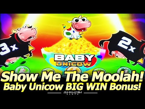 BABY UNICOW Lands! BIG WIN Bonus in NEW Journey to the Planet Moolah at Yaamava!