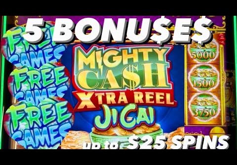 💰MIGHTY CASH XTRA REEL💰 HIGH LIMIT! BIG WIN! NEW SLOT MACHINE! 5 BONUSES LIVE PLAY!