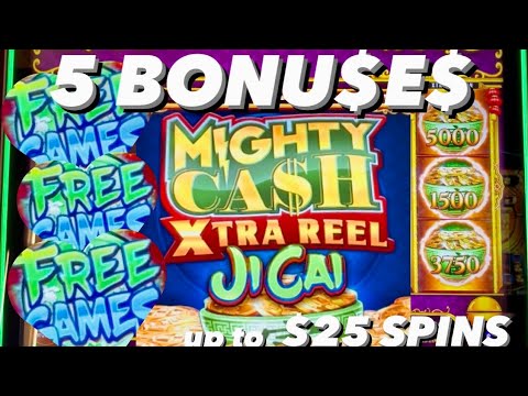 💰MIGHTY CASH XTRA REEL💰 HIGH LIMIT! BIG WIN! NEW SLOT MACHINE! 5 BONUSES LIVE PLAY!