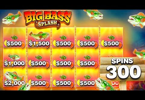 SENDING 300 SPINS On BIG BASS SLOT?!..