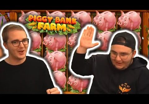 Big Win On Piggy Bank Farm (Play’n GO) – Casino Slots Big Wins