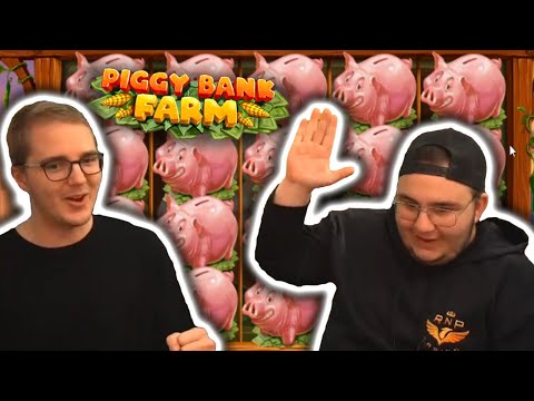 Big Win On Piggy Bank Farm (Play’n GO) – Casino Slots Big Wins