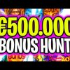 🔴 MY BIGGEST SLOT BONUS HUNT OPENING EVER €500.000 LIVE  SLOTS 🔥 JOIN ME FOR BIG  RECORD WINS‼️