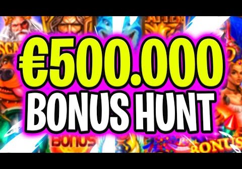 🔴 MY BIGGEST SLOT BONUS HUNT OPENING EVER €500.000 LIVE  SLOTS 🔥 JOIN ME FOR BIG  RECORD WINS‼️