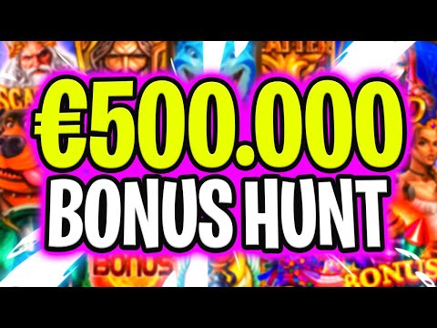 🔴 MY BIGGEST SLOT BONUS HUNT OPENING EVER €500.000 LIVE  SLOTS 🔥 JOIN ME FOR BIG  RECORD WINS‼️