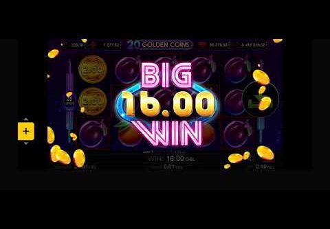 20 Golden Coins – Egt slot Big win