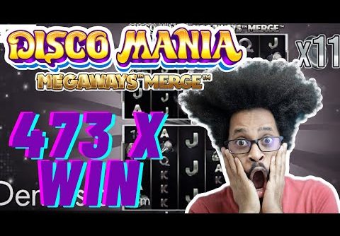 473x Disco Mania Merge Megaways Slot (SKYWIND) HUGE Online Slot Win