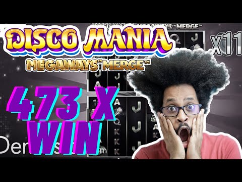 473x Disco Mania Merge Megaways Slot (SKYWIND) HUGE Online Slot Win