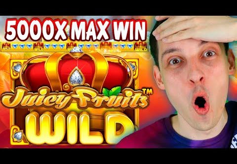 JUICY FRUITS MAX WIN 5000x! BONUS BUY 5 SCATTERS and HUGE WILD!