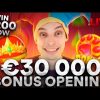 SLOTS LIVE 🔴 €30 000 BONUS OPENING! Casino Stream Big Wins with mrBigSpin