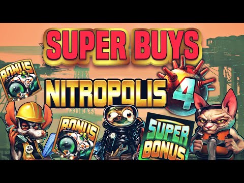 *NEW SLOT* NITROPOLIS 4 SUPER BONUS BUYS 💥 BUT CAN WE GET A BIG WIN??