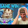 INSANE WIN!! REACTOONZ 2 BIG WIN – €20 BET HIGHROLL ON CASINO SLOT from CasinoDaddys stream