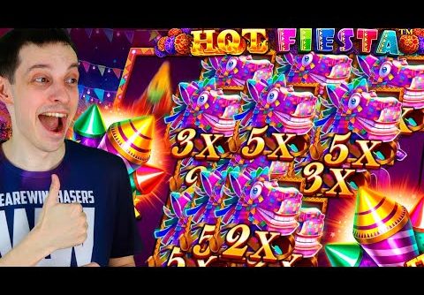 BIG WIN HOT FIESTA, SO MANY WILDS! CASINO STREAM BIGGEST WINS HIGHLIGHTS!