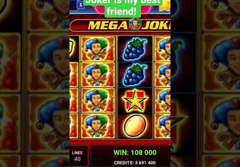 Mega Win at Mega Joker! #shorts #slots #casino