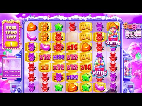 SUGAR RUSH – BONUS BUY HIT BIG MULTIPLIER – CASINO SLOT ONLINE BIG WIN