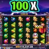 THE BIGGEST MULTIPLIER 🎁 SANTA’S WONDERLAND SLOT BIG WIN‼️ #shorts