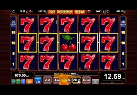 20 Burning Hot EGT Big Win Max Bet