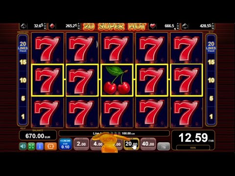 20 Burning Hot EGT Big Win Max Bet