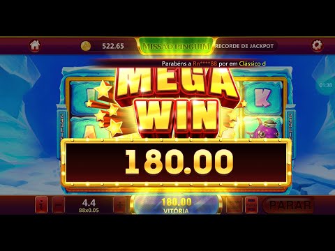 RIQUEZA SLOTS MISSÃO PINGUIM MEGA WIN COM 4,40