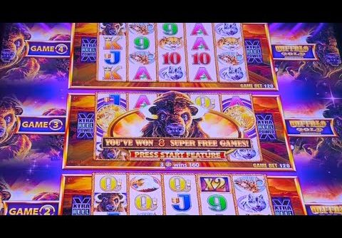 Buffalo Gold Super Free Games Big Win Bonus!!!