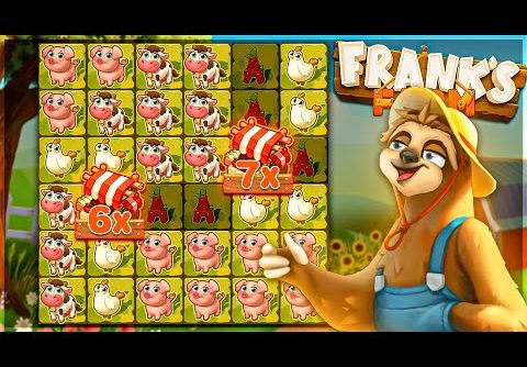 MY RECORD WIN On FRANKS FARM SLOT!