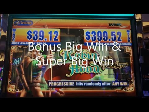 WMS Slot Robin Hood and the Golden Arrow, Bonus Big Wins $ Super Big Win
