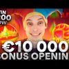 SLOTS LIVE 🔴 €10 000 BONUS OPENING! Casino Stream Big Wins with mrBigSpin