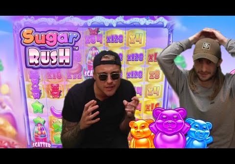 🔥CASINODADDY’S EXCITING BIG WIN ON SUGAR RUSH (Pragmatic Play) SLOT🔥