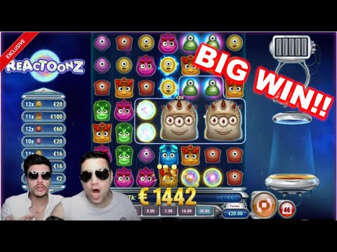 🔥 BIG WIN 👽 REACTOONZ PLAY N’ GO EXESLOT SLOT ONLINE