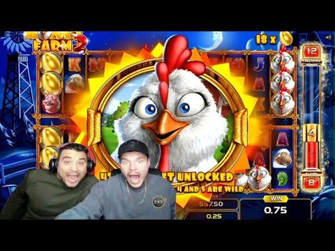 BIG WIN 🔥 MONEY FARM 2 🐔 by LUUK | ESCLUSIVE SLOT ONLINE EXESLOT