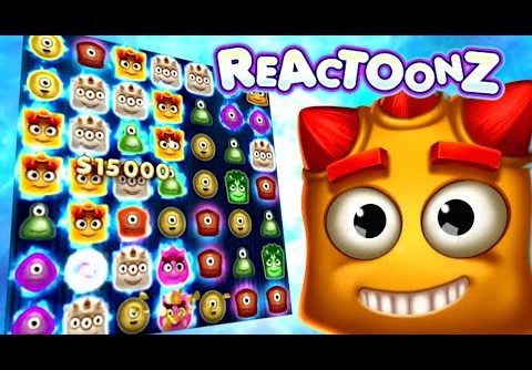 Reactoonz Garga Slot 100$ Bet Freespins Big Win