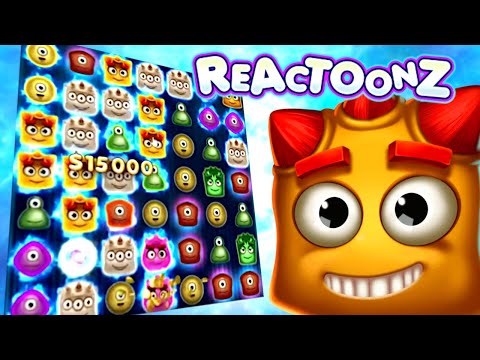 Reactoonz Garga Slot 100$ Bet Freespins Big Win