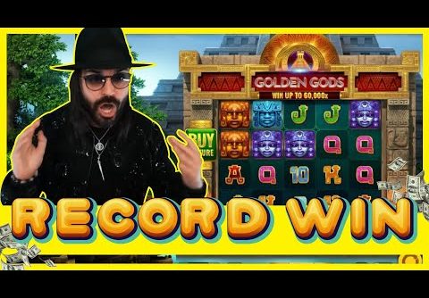 ROSHTEIN RECORD WIN ON GOLDEN GODS NEW GAME!!