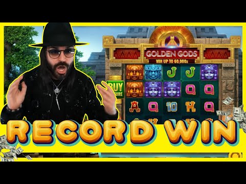 ROSHTEIN RECORD WIN ON GOLDEN GODS NEW GAME!!